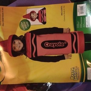 Red crayon costume
